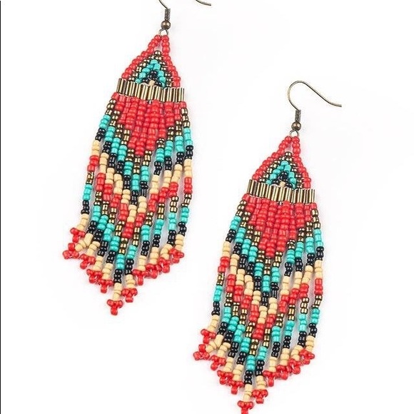 paparazzi Jewelry - Seed bead fish hook earrings paparazzi Jewelry - Seed bead fish hook earrings